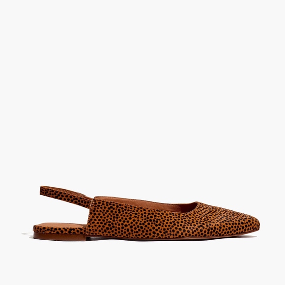 Madewell Shoes - MADEWELL Margot Slingback Flat Spot Dot Calf Hair